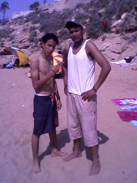moi et le plus petit garcon